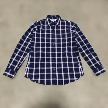 AIGLE 수분 흡수 속건성 린넨 블렌드 체크 긴팔 셔츠 W's