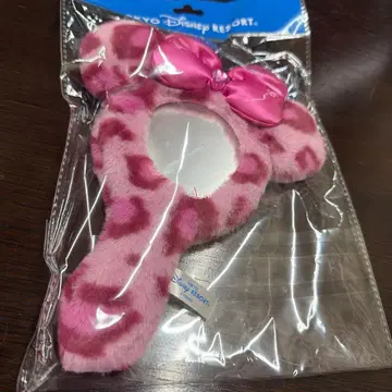 새상품 디즈니 리조트 레오파드 무늬 미니 거울
