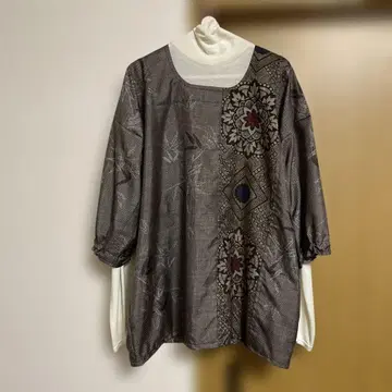 오시마 명주 풀오버 핸드메이드