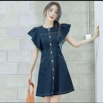 LILY BROWN 데님 원피스 Le Sserafim 사쿠라