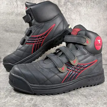 새상품급 DIADORA  안전화 하이컷 블랙 26.5cm EEE