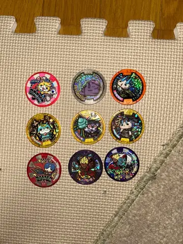 요괴 메달 9장 세트 토모다치 가포리 파일 포함