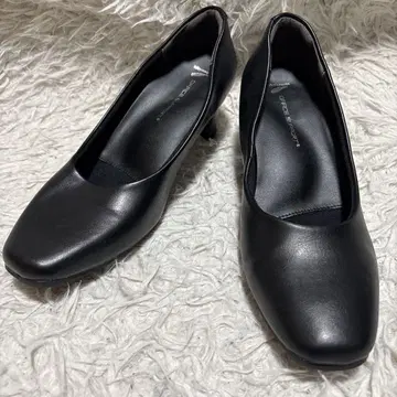 오피스 서포트 펌프스 블랙 24.0cm EEE 힐 신발