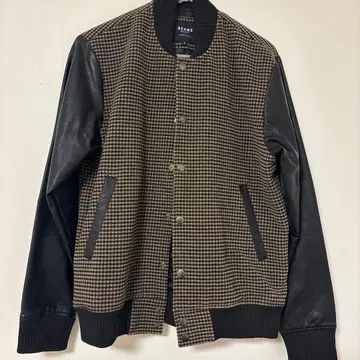 BEAMS HEART 체크 무늬 점퍼 S
