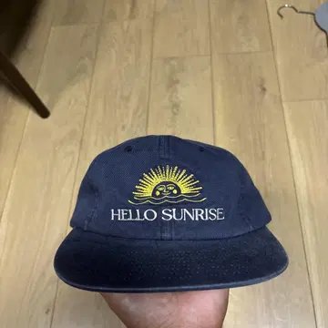 HELLO SUNRISE 네이비 캡