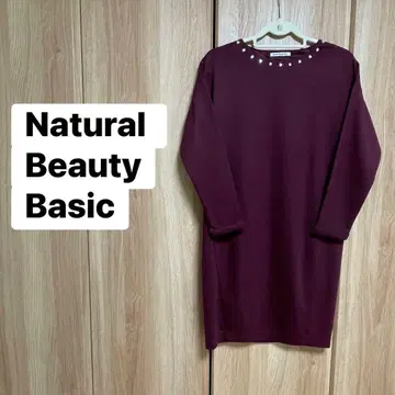 [ 새상품급 ] Natural Beauty Basic 원피스 비쥬 포함