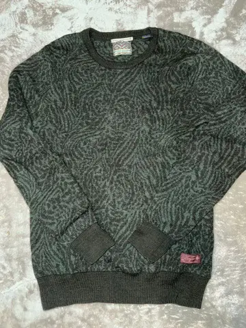 scotch&soda 그린 메리노울 니트