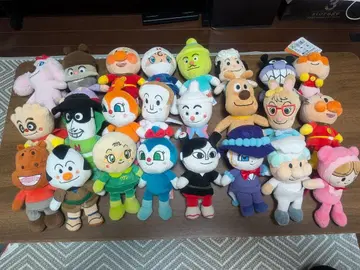 호빵맨 봉제 인형 세트 약 25개