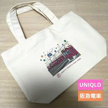 UNIQLO 유니클로 x 한큐 기차 미니 토트백