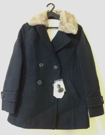 하이픈 퍼(Fur) 장식 A라인 코트 아우터 코트