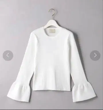 united arrows 핏 리브 플레어 슬리브 니트 새상품급