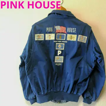 PINK HOUSE 패치 와펜 블루종
