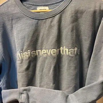 thisisneverthat 로고 크루넥 트레이닝복