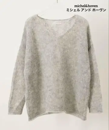 michel&hoven milenia loom KNIT V넥 니트