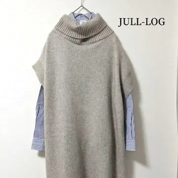 새상품급 [ JULL-LOG ] 주로그 하이넥 니트 원피스 한국 라쿤