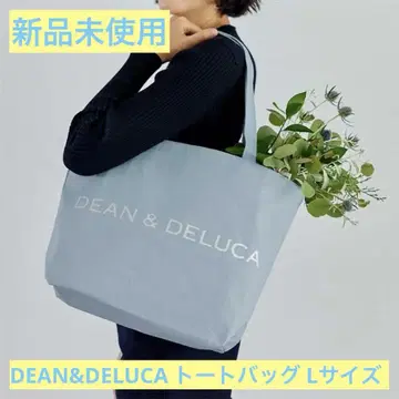 DEAN&DELUCA <계절 한정판 색상> 토트백 스노우 블루 L 사이즈