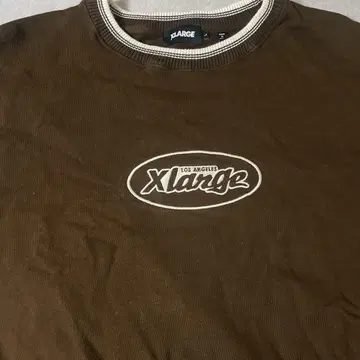 XLARGE 브라운 맨투맨 L 사이즈