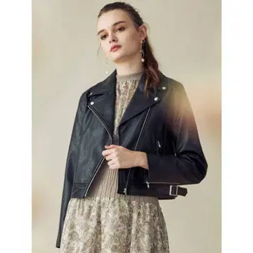 머큐리 듀오 인조 가죽 라이더 자켓