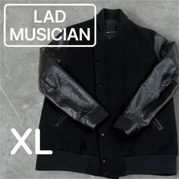 [새상품급] LAD MUSICIAN 바시티 자켓 44 XL 블랙 라이더스