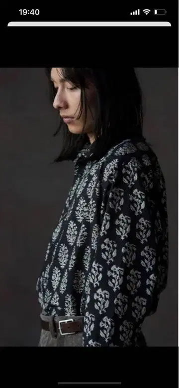 [ 새상품급 ] NICENESS LEE flower M ( 택 포함 )