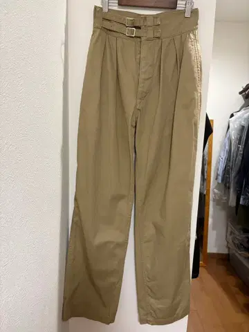 LENO 더블 벨트 토글 카고 팬츠