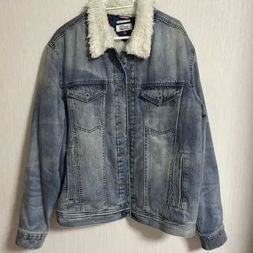TOMMY HILFIGER 데님 보아 자켓