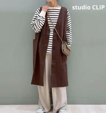 [ 새상품 ] studio CLIP 3way 롱 베스트 베스트 원피스