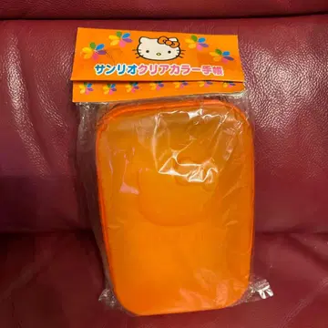 헬로키티 클리어 컬러 수첩 오렌지