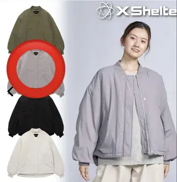 워크맨 X Shelter 여성용 웜 블루종 그레이 L