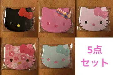 헬로키티 페이스 캔뱃지 5세트