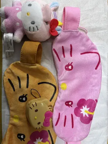 헬로키티 안대 봉제 인형 세트
