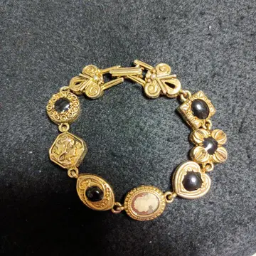 카메오 오닉스 컬러 vintage 팔찌