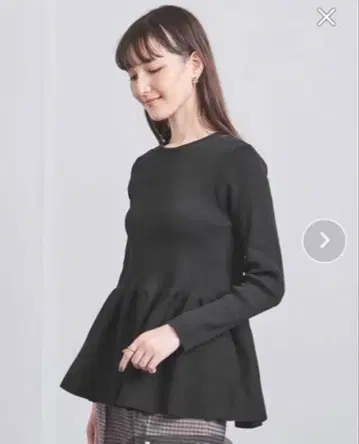 united arrows 페플럼 니트