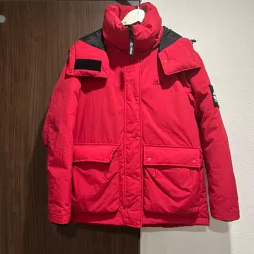 CAMP7 빨간색 다운 자켓 M 사이즈