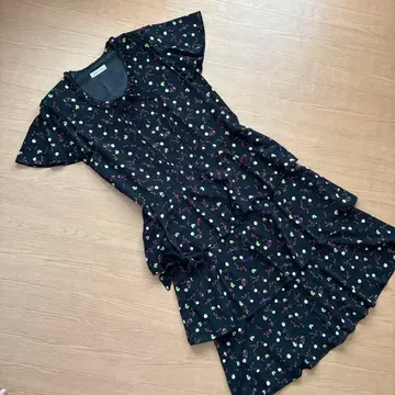 카네코 이사오 KANEKOISAO 체리 패턴 원피스 90s 빈티지