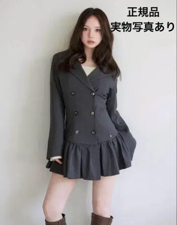 ANDMARY Donna gather mini dress (M 사이즈)