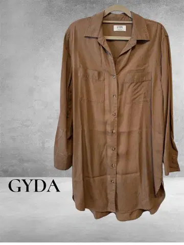 새상품급 GYDA 긴팔 롱 셔츠