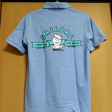 Sailors 세일러즈 반팔 피케 셔츠 스카이블루