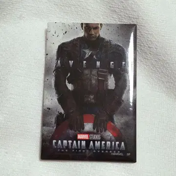 초레어 레어 캡틴 아메리카 캔뱃지 마블 스퀘어