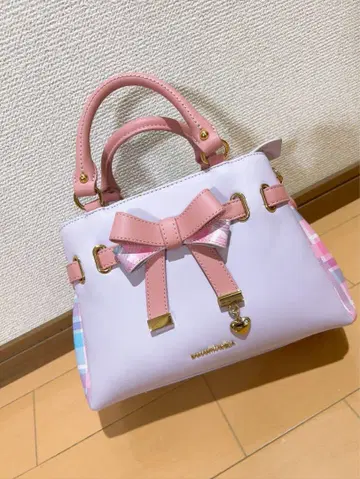 사만사 베가 리본 체크 bag