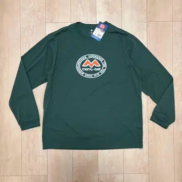 미사용 montbell US 50th WIC 롱 슬리브 T M 마크