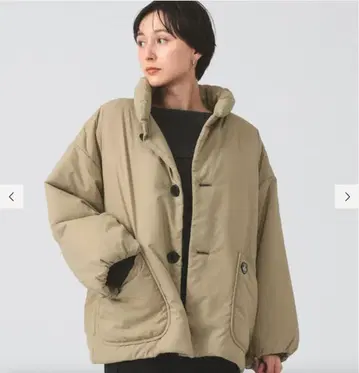 Bshop ORCIVAL | 스탠드 카라 충전솜 블루종