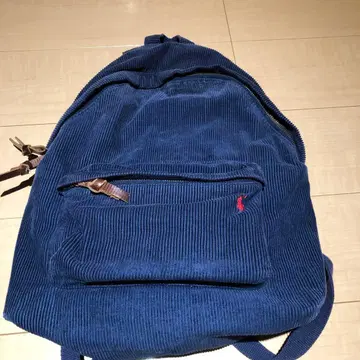 폴로 랄프로렌 코듀로이 백팩 네이비 POLO