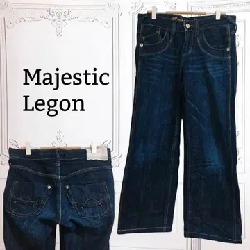 [ 마제스틱 레곤 ] 청바지/데님 팬츠 [ M ] 블루 계열 빅 사이즈