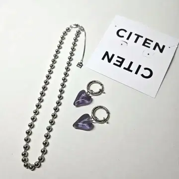 CITEN 초커 & 귀찌 세트
