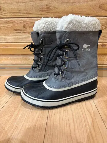 소렐 스노우 부츠 워터프루프 그레이 여성용 25cm