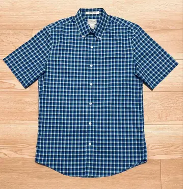 L.L.Bean 반팔 체크 셔츠 S