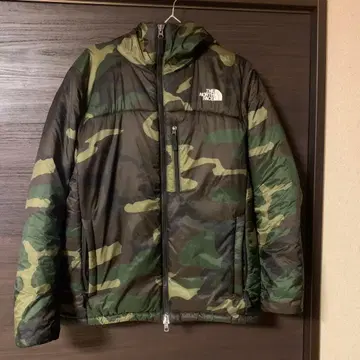 THE NORTH FACE 카모플라쥬 다운 자켓 S 사이즈