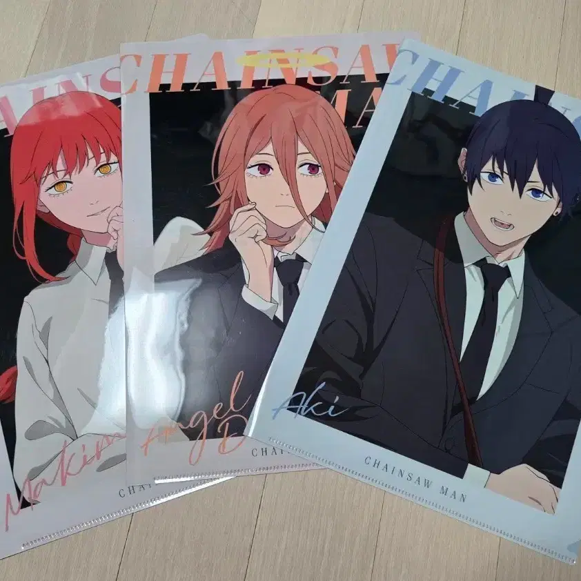 Chainsaw Man Lawson Collaboration Clear File Makima, Angel, Aki for sale