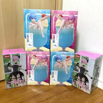 렘 라무 라운드원 라운드 한정판 피규어 리제로 모음